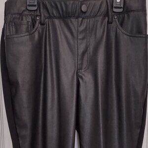 Faux leather pants. Ideal Black, size Small. NWOT